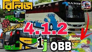 release bussid v412 hino 1j obb with link with new hanif volvo bus [upl. by Ominoreg]