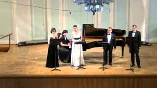 Brahms Neue Liebeslieder Waltzes Op65 12 Schwarzer Wald dein Schatten [upl. by Goodman]