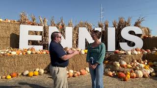 Fun Fall Festivities in Ennis And Approaching Fall Weather  101024 [upl. by Ecnaled]