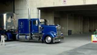 Trucks Leaving The Great American Trucking Show 2013 [upl. by Ushijima]