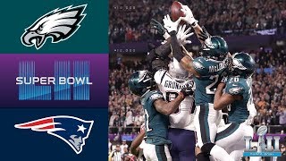 Eagles vs Patriots  Super Bowl LII Game Highlights [upl. by Gazzo]