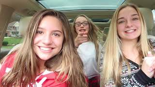 holiday carpool karaoke with my friends  Mackenzie Ziegler [upl. by Aanas]