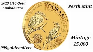 2023 Kookaburra 110 Oz Gold Coin  Perth Mint  9999 Gold  New Release [upl. by Alyad]