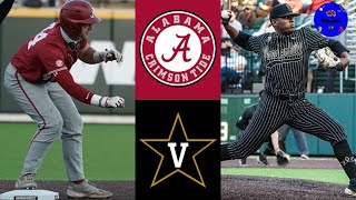 Alabama vs 2 Vanderbilt Highlights Ras vs Rocker Great Game  2021 College Baseball Highlights [upl. by Ellesij]