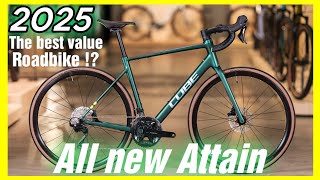 All New Cube Attain C62 SLT 2025  the best value Carbon endurance Roadbike of the decade [upl. by Ylaek]