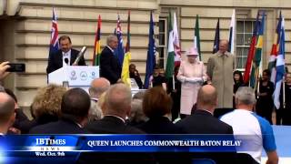 Queen Launches Commonwealth Baton Relay [upl. by Neidhardt]