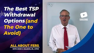 The Best TSP Withdrawal Options and the one to avoid [upl. by Yennep]