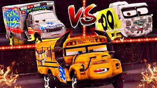 Cars 3 Driven to Win  Mack vs Miss Fritter  Battle Race Gameplay HD 1080p60FPS [upl. by Einahpets]