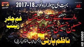 Maaray Gaye Hain Ban Mein  quotNazim Partyquot  201718 Noha  TP Muharram [upl. by Darreg]