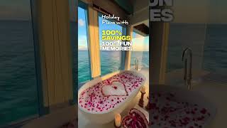 Maldives Honeymoon Tour  Water Villa in Maldives with 100 Savings  Maldives Fun Memories [upl. by Leunammi]