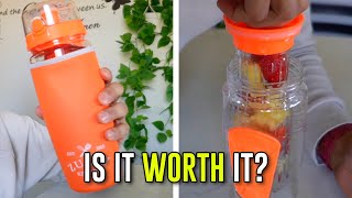 What To Expect With The Zulay Fruit Infuser Water Bottle [upl. by Marciano]