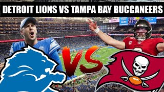 Detroit Lions Vs Tampa Bay Buccaneers Live Stream and Reaction [upl. by Cheston855]