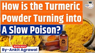 How Tumeric Is Turning from Golden Hue to Slow Poison  UPSC GS3 [upl. by Gerdy]