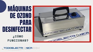 ¿Cómo funciona un ozonizador Las máquinas de ozono para acabar con el Covid19 [upl. by Ellennahs]