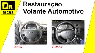 Restauração de Volante Passo a Passo  Doutor Dicas [upl. by Kehsihba]