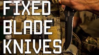 Fixed Blade Knives  Special Forces Review  Tactical Rifleman [upl. by Combes]