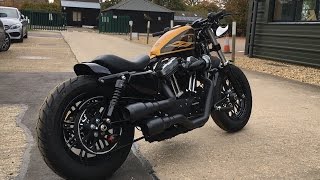 Harley Davidson Sportster 48 Customisation Series  Part 2 [upl. by Belamy]