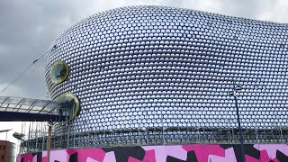 Selfridges Birmingham Missing Disc refurbishment cladding Birmingham [upl. by Niu412]