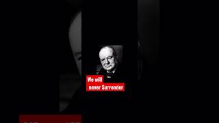 Churchill Speech  we will never surrender [upl. by Eolcin527]