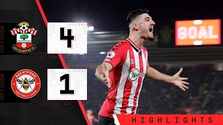 90SECOND HIGHLIGHTS Southampton 41 Brentford  Premier League [upl. by Bogart831]