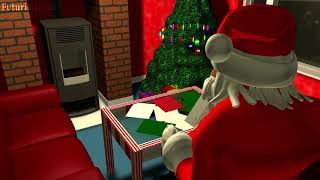 Santa in baldis basics Minecraft animation By futuristichub [upl. by Eeliah363]