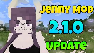 Jenny Mod 210 New Version  Minecraft Jenny MOD 1122 [upl. by Sollie92]