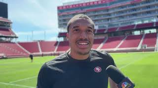 49ers interview QB Kellen Mond evaluates his tryout Brock Purdy Josh Dobbs [upl. by Ennovad]