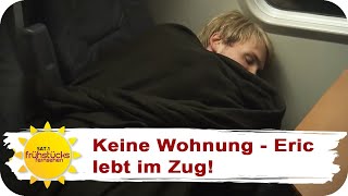 ERIC 25 LEBT SEIT 5 MONATEN IM ZUG Miete in München ist zu hoch  SAT1 Frühstücksfernsehen  TV [upl. by Arst758]