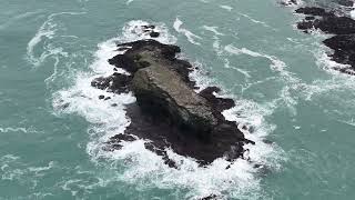 PORTREATH at CHRISTMAS from Above  cornwall explore dji drone [upl. by High261]