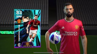 How To Upgrade Free Bruno Fernandes In Pes 24 BLUE LOCK bruno Max Training Tutorial In Efootball 24 [upl. by Collette]