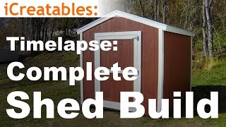 Timelapse of How To Build A Shed  Watch Every Step In The Shed Building Process [upl. by Anile241]