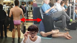 FUNNIEST Airport Moments  Airport Fails [upl. by Enovahs370]