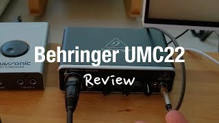 Behringer UMC22 USB Audio Interface Review Unboxing amp Sound Test [upl. by Rosner]