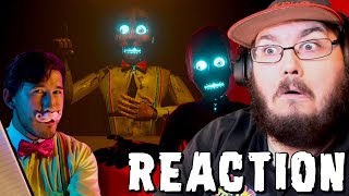 INTERVIEWED BY A MARKIPLIER ANIMATRONIC THE WARFSTACHE AUTOMATED INTERVIEW FNAF REACTION [upl. by Lombardo]