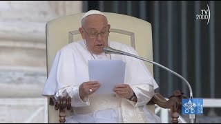 Papa Francesco Udienza Generale del 22 maggio 2024 [upl. by Quintana]