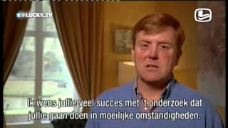 Toespraak Willem Alexander DWDD Lucky TV [upl. by Blane]