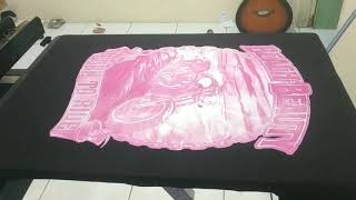 Sablon separasi CMYK  Plastisol [upl. by Silma]