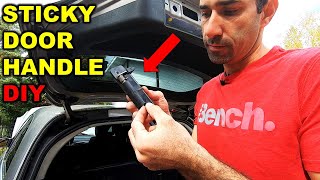 How to repair sticky trunk handle on Mercedes GLMLR X164W164W251 [upl. by Norvol495]