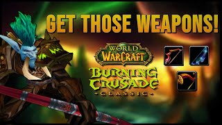 WoW Classic The Burning Crusade  Hunter Weapon Upgrade Guide [upl. by Ellerud]