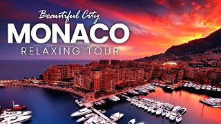 LIVEBeautiful Monaco City Relaxing Tour [upl. by Arbe]