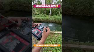 Fully waterproof fpv drone✅🚀😍 by ajufpv🙌 fpv waterproof drone testing quadcopter fpvracing [upl. by Reisch82]