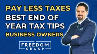 Top 5 YEAR END TAX PLANNING TIPS for Business Owners [upl. by Valencia324]