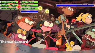 Amphibia Season 2 2020 Final Battle with healthbars 12 [upl. by Clarabelle]