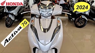 Honda Activa 7G 2024 Model Launched in india  PriceFeatures  Activa new 2024 Model [upl. by Crystal314]