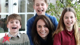 Kate Middleton Smiles With Her 3 Kids In First Official Photo Since Surgery [upl. by Aneahs731]