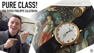 The Iconic Patek Philippe Calatrava  A Perfect Gentlemans Dress Watch  Review Of Ref 3919 [upl. by Tiffy]