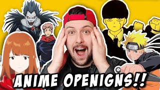 Music Producer Reacts to Anime Openings for THE FIRST TIME 4 [upl. by Lishe337]