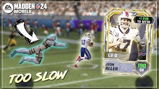 TOTY MYTHIC JOSH ALLEN IS TOO GOOD MADDEN MOBILE 24 TOTY MYTHIC GAMEPLAY [upl. by Ericka]