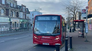 New Extension on London Bus Route 346 [upl. by Draillih]