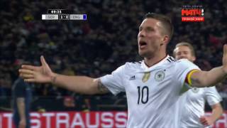 Lukas Podolski Last Incredible Goal  Germany vs England 10  Friendly 22032017 [upl. by Clover]